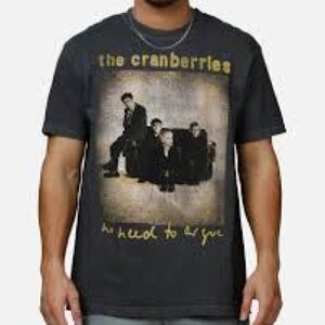 The Cranberries Black Band T-Shirt Size XXL New No Need To Argue